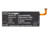 Battery for Huawei Ascend G6-L22 HB3472A0EBC, HB3742A0E8C, HB3742A0EBC, HB3742A0