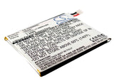 Battery for Huawei S8600 HB4M1 3.7V Li-Polymer 2000mAh / 7.4Wh