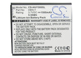 Battery for Huawei Ascend Y511-U00 HB5V1, HB5V1HV 3.7V Li-ion 1500mAh / 5.55Wh