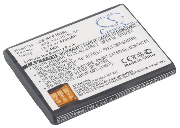 Battery for HP Veer 157-10151-00, BP3 3.7V Li-ion 920mAh / 3.4Wh