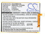 Battery for Hisense M821 LP38280A 3.8V Li-Polymer 2800mAh / 10.64Wh