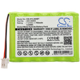 Battery for Honeywell 8DLWLTP100 300-06868 7.2V Ni-MH 700mAh / 5.04Wh