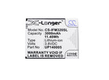 Battery for Infocus M320 BAT-07, BPD7000001B-001, UP140005 3.8V Li-Polymer 3000m