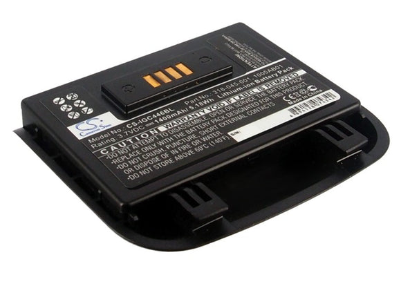 Battery for Intermec CS40 1005AB01, 318-045-001 3.7V Li-ion 1400mAh / 5.18Wh