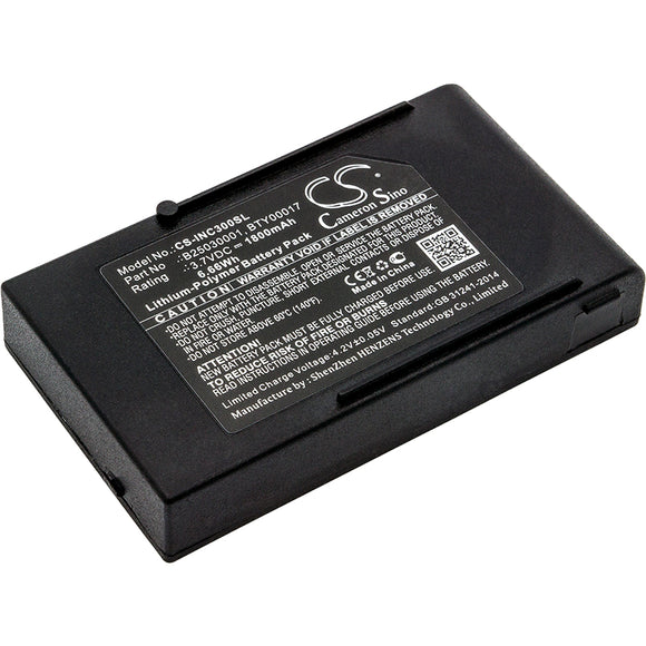 Battery for Ingenico DB Cox3 B25030001, BTY00017 3.7V Li-Polymer 1800mAh / 6.66W