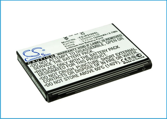 Battery for HP iPAQ 2212 310798-B21, 311949-001, 35H00013-00 3.7V Li-ion 1000mAh