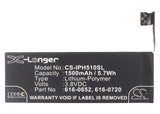 Battery for Apple ME347LL/A 616-0652, 616-0719, 616-0720, 616-0722, 616-0728 3.8