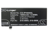 Battery for Apple A1589 616-0804, 616-0805, 616-0806, 616-0809 3.82V Li-Polymer 