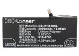 Battery for Apple A1593 616-0765, 616-0770, 616-0772, DAK90151, PP11AT115-1 3.82