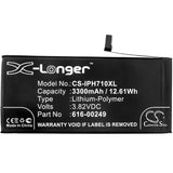 Battery for Apple A1784 616-00249, 616-00252 3.82V Li-Polymer 3300mAh / 12.61Wh
