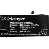 Battery for Apple A1864 616-00367 3.82V Li-Polymer 2900mAh / 11.08Wh