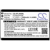Battery for Infinite Peripherals Linea Pro 4 ICP663450M 3.7V Li-ion 1200mAh / 4.