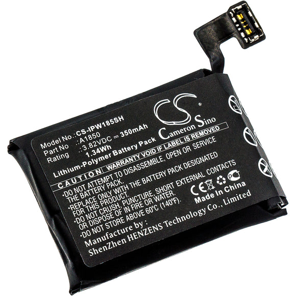 Battery for Apple MQL12LL/A A1850 3.82V Li-Polymer 350mAh / 1.34Wh