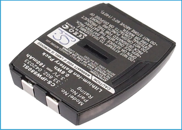 Battery for IPN Emotion W880 042033, 33.802 3.7V Li-ion 180mAh
