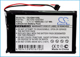 Battery for Garmin Nuvi 1100 AE10AE16AB2BX 3.7V Li-ion 1000mAh