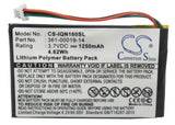 Battery for Garmin Nuvi 1690 361-00019-14 3.7V Li-Polymer 1250mAh / 4.63Wh