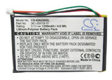 Battery for Garmin Nuvi 255WT 010-00621-10, 361-00019-11 3.7V Li-Polymer 1250mAh