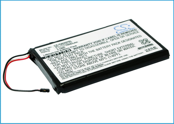 Battery for Garmin Nuvi 2547 LMT 361-00035-03, 361-00035-07 3.7V Li-ion 1000mAh 