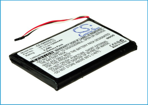 Battery for Garmin Nuvi 2555LMT 361-00035-03, 361-00035-07 3.7V Li-ion 1200mAh /