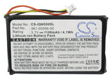 Battery for Garmin Nuvi 55LM 361-00056-00, 361-00056-50 3.7V Li-ion 1100mAh / 4.