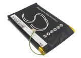 Battery for iRiver REI-iriverclix2 KEPJGJBJE, KEPJGJGAC, M1-F1228C-C 3.7V Li-Pol