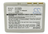 Battery for Casio IT-300 CA60L1-G, CA60L4-G, HA-020LBAT, HA-D20BAT, HA-D20BAT-A,