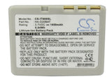 Battery for Casio IT-600 CA60L1-G, CA60L4-G, HA-020LBAT, HA-D20BAT, HA-D20BAT-A,