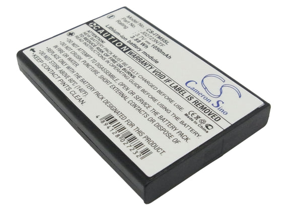 Battery for i.Trek M5 BT GPS 3.7V Li-ion 1050mAh