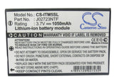 Battery for i.Trek M5 BT GPS 3.7V Li-ion 1050mAh