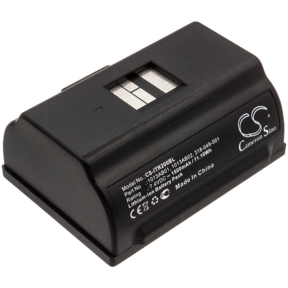 Battery for Intermec PR2 1013AB01, 318-049-001 7.4V Li-ion 1500mAh / 11.10Wh