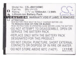 Battery for JVC GC-XA1BUS BN-VH105, BN-VH105US 3.7V Li-ion 1050mAh / 3.89Wh