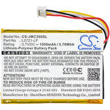 Battery for JBL Clip 3SAND L0721-LF 3.7V Li-Polymer 1000mAh / 3.70Wh