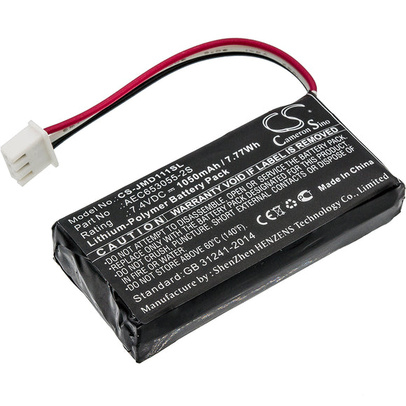 Battery for JBL Flip 1 AEC653055-2S 7.4V Li-Polymer 1050mAh / 7.77Wh