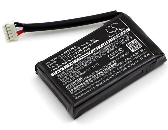 Battery for JBL Flip 2 (2014) JN151PH13849, PR-652954 3.7V Li-Polymer 2200mAh / 
