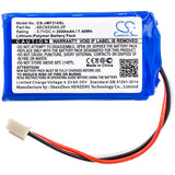 Battery for JBL Flip II (2013) AEC653055-2P 3.7V Li-Polymer 2000mAh / 7.40Wh