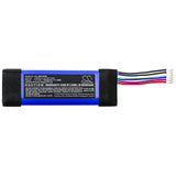 Battery for JBL Flip Essential 02-553-3494, L0748-LF 3.7V Li-Polymer 3000mAh / 1