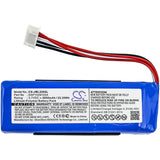 Battery for JBL Charge 3 2016 GSP1029102A 3.7V Li-Polymer 6000mAh / 22.20Wh