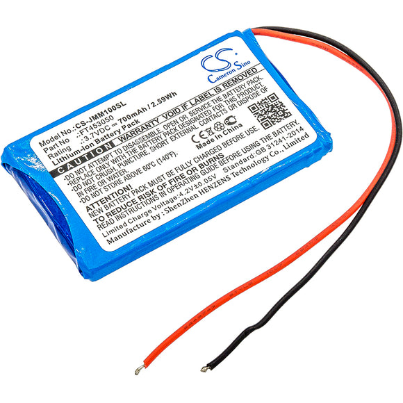 Battery for JBL Micro Wireless 2013 FT453050 3.7V Li-ion 700mAh / 2.59Wh
