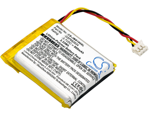 Battery for JBL Go Smart GSP682634 3.7V Li-Polymer 900mAh / 3.33Wh