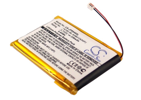 Battery for Jabra Pro 9465 14192-00, AHB412434PJ 3.7V Li-Polymer 230mAh / 0.85Wh