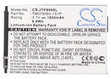 Battery for JCB Pro-Smart TM074060-1S1P 3.7V Li-ion 1800mAh / 6.66Wh