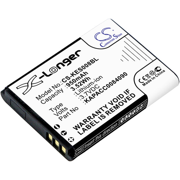 Battery for KAP ELSE ESKAPAD KAPACC0084090 3.7V Li-ion 950mAh / 3.52Wh