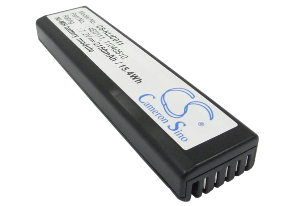 Battery for Duracell DR-17AA DR17, DR-17, DR17AA, DR-17AA 7.2V Ni-MH 2150mAh / 1