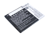 Battery for KAZAM Tornado 2 KTT50, KTT50-GHABD002643 3.8V Li-Polymer 2000mAh / 7