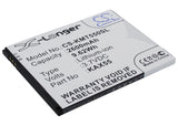 Battery for KAZAM Trooper X5.5 KAX55, KAX55-BKBAK007752 3.7V Li-ion 2600mAh / 9.