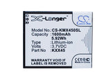 Battery for KAZAM Trooper2 4.5 KXX45, KXX45STSBJ004840 3.7V Li-ion 1600mAh / 5.9