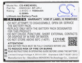 Battery for Kruger&Matz KM0409 BP-4R-I, KM00242 3.8V Li-ion 1600mAh / 6.08Wh