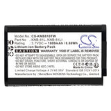 Battery for Kenwood NX-P500  KNB-81L, KNB-81LI 3.7V Li-ion 1800mAh / 6.66Wh