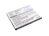 Battery for K-Touch S2 TBW7815 3.7V Li-ion 2400mAh / 8.88Wh