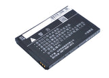 Battery for K-Touch S757 S757 3.7V Li-ion 1800mAh / 6.66Wh